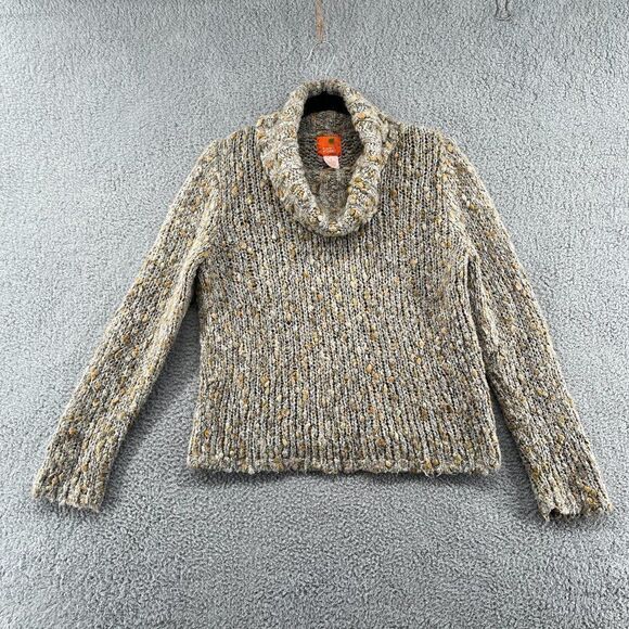 Hearts of Palm Cowl Neck Sweater Size Medium Alpaca Mohair Blend - Picture 1 of 10